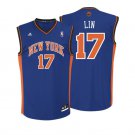 New York Knicks Jeremy Lin Linsanit #17 blue Swingman Jersey Rev 30 S,M,L,XL,XXL