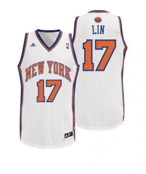 New York Knicks Jeremy Lin Linsanit #17 white Swingman Jersey Rev 30 S,M,L,XL,XXL