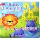 Fisher-price multi-touch digital three-dimensional fabric on roll children Cloth book