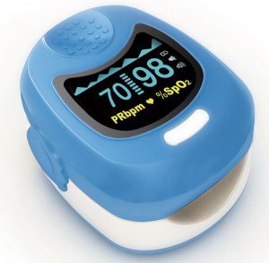 Children SPO2 finger probe pulse-ox oximeter sensor patient heart rate monitor
