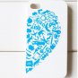 Case For Iphone 4S / Iphone case Shipping-free 10pcs/lot Wholesale (heart )
