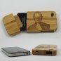 FreeShipping 10pcs/lot bamboo Case  For Iphone 4S / bamboo Iphone case (Steve Jobs Of Apple)
