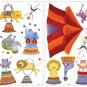 Big Top Circus Wall Decals - Removable Art Stickers for Kids Nursery Room Decor