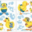 Bubble Bath Rubber Ducky Wall Decals - Vinyl Art Stickers for Kids Room Decor