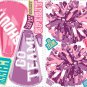 Cheer Spirit Wall Decals - Removable Art Stickers for Girls Kids Room Decor