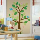 Dotted Tree Wall Decals - Removable Art Stickers for Kids Nursery Room Decor
