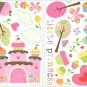 Happi Cupcake Land Wall Decals - Vinyl Art Stickers for Kids Nursery Room Dé cor