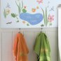 Hoppy Pond Wall Decals - Removable Art Stickers for Kids Nursery Room Decor