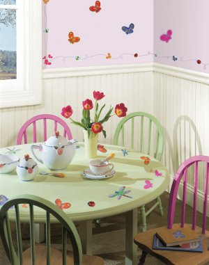 Jelly Bugs Wall Decals - Removable Art Stickers for Kids Nursery Room Decor