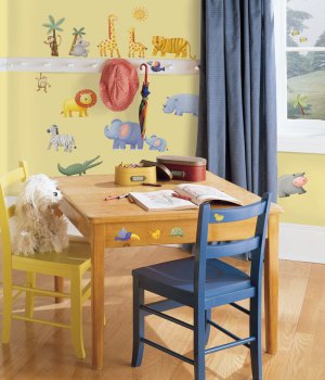 Jungle Adventure Wall Decals - Removable Art Stickers Room Decor