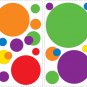Colorful Polka Dot Wall Decals - Removable Art Stickers Room Decor