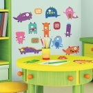 Monsters Wall Decals - Removable Art Stickers Room Decor