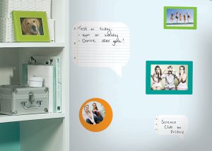 Notepad Dry Erase Wall Decals - Removable Art Stickers Room Decor