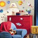 Outer Space Wall Decals - Removable Art Stickers Room Decor