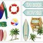 Surf's Up Wall Decals - Removable Art Stickers Room Decor