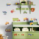 Transportation Wall Decals - Removable Art Stickers Room Decor