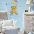 Teddy Bear & Balloons Up in the Air Giant Wall Decal Stickers Kids Nursery Room