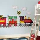 All Aboard! Trains Wall Decals MegaPack - Art Stickers Boys Kids Room Decor