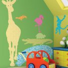 Colorful Animal Silhouettes Giant Wall Decal Megapack Stickers Kids Nursery Room