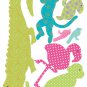 Colorful Animal Silhouettes Giant Wall Decal Megapack Stickers Kids Nursery Room