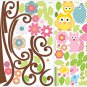 Scroll Tree Wall Decals MegaPack - Art Stickers for Kids Nursery Room Decor