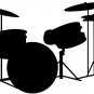Drums Chalkboard Wall Decals - Removable Art Stickers Room Decor