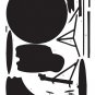 Drums Chalkboard Wall Decals - Removable Art Stickers Room Decor