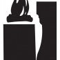 Fireplace Chalkboard Wall Decals - Removable Art Stickers Room Decor