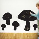 Mushrooms Chalkboard Wall Decals - Removable Art Stickers Room Decor