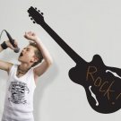 Rock Star Guitar Chalkboard Wall Decals - Removable Art Stickers Room Decor