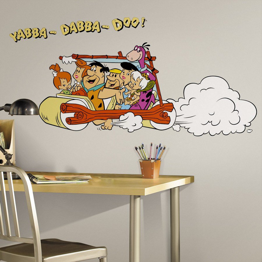 The Flintstones Giant Wall Decal Art Stickers Room Decor 8070