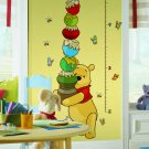 Pooh Growth Chart - Winnie the Pooh Wall Decals - Vinyl Art Stickers Room Decor