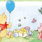 Toddler - Winnie the Pooh Border Wall Decals - Removable Art Stickers Room Decor