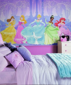Disney Perfect Princess Prepasted Wall Mural 6' x 10.5'
