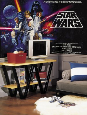 Star Wars Classic Prepasted Wall Mural 6' x 10.5'