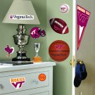 Virginia Tech Wall Decals - Removable Art Stickers Room Decor