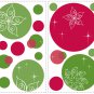 Festive Dots Wall Decals - Removable Art Stickers Room Decor