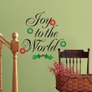 Joy to the World Wall Decals - Removable Art Stickers Room Decor
