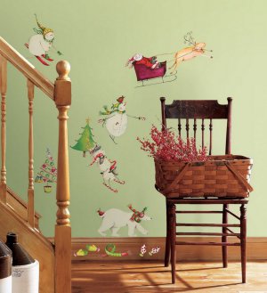 Winter Holiday Wall Decals - Removable Art Stickers Room Decor