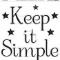 Keep It Simple Wall Decals Quote - Art Stickers Room Decor