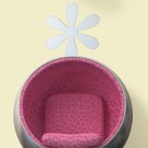 Flower Mirror Wall Decals (large) - Art Stickers Room Decor