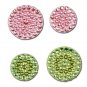 Razzle Dazzle Green & Pink Wall Charms - Art Stickers Room Decor