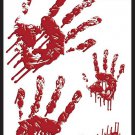 Bloody Handprints Wall Decals - Removable Art Stickers Room Decor