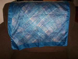 Blue Polyester Scarf