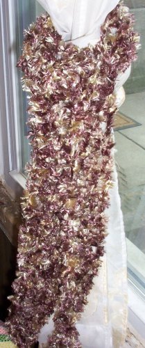 Gold/Brown Furry Scarf