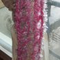 Pink and white Yeti headband