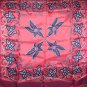 Vintage Henryson Red, Pink, and Navy Scarf