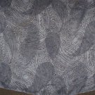 Vintage Sheer Gray Patterned Scarf