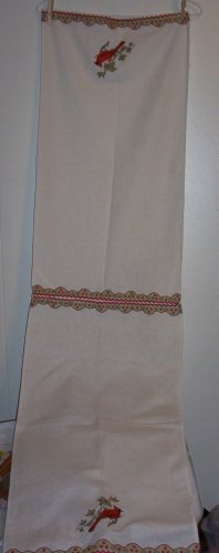 Cardinal Table Runner or Dresser Scarf