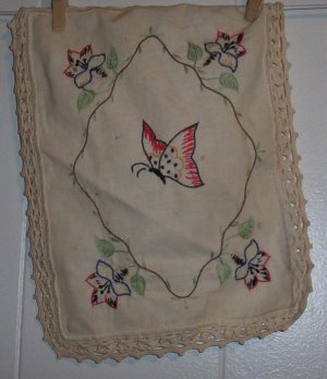Vintage Embroidered Doily